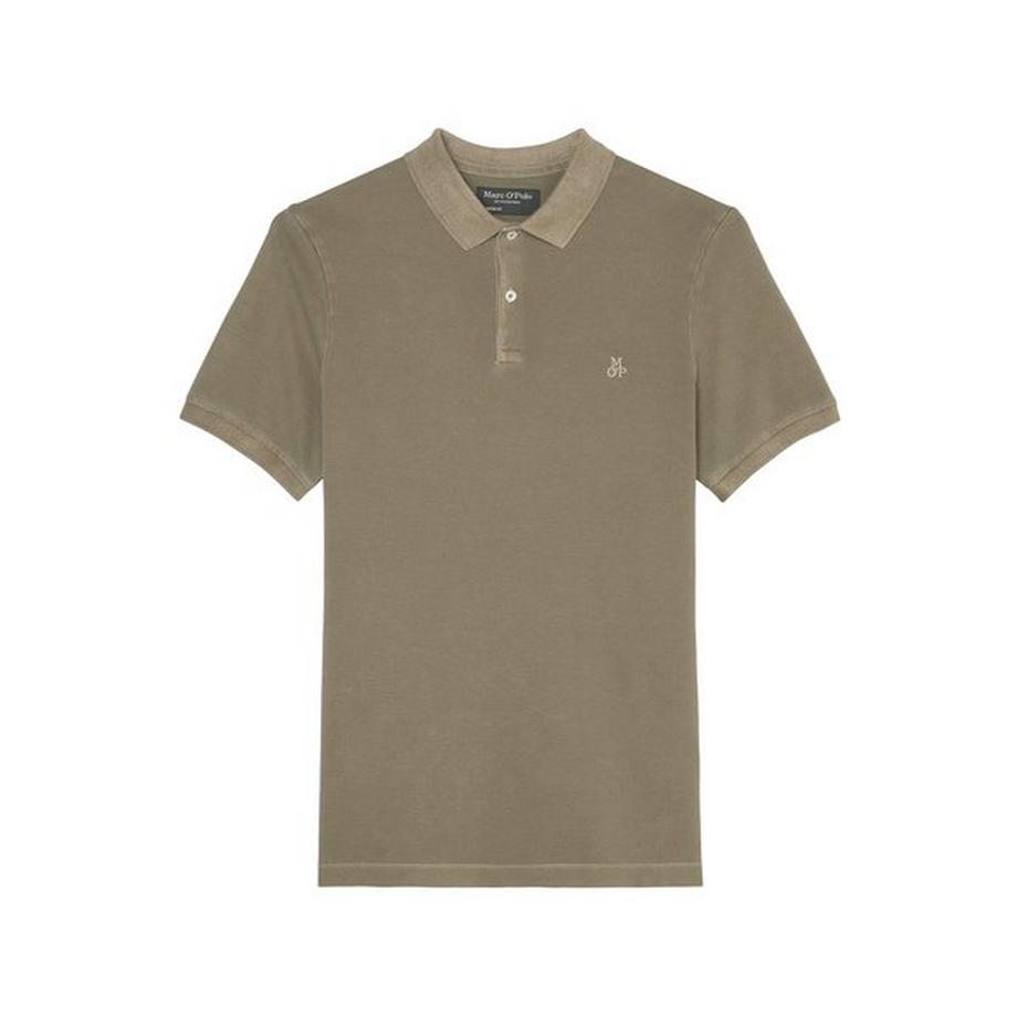 Marc O'Polo Poloshirt, short sleeve, rib collar and cuffs, slits at hem, embroidery Polo, maniche corte 