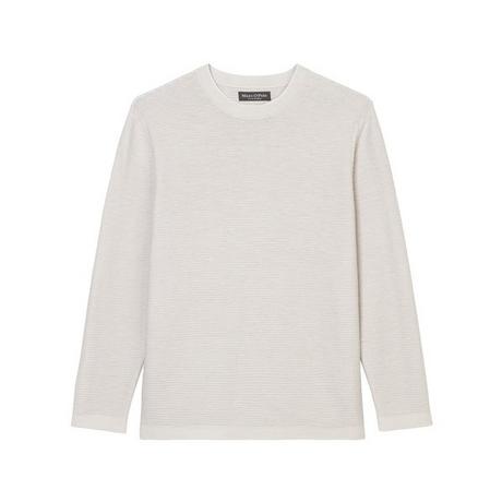 Marc O'Polo Crewneck, cotton linen, rib structure Maglione 