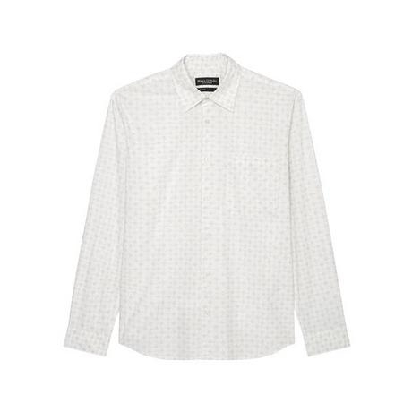 Marc O'Polo Kent collar, long sleeves, one rectangular chest pocket, round hem Hemd, langarm 