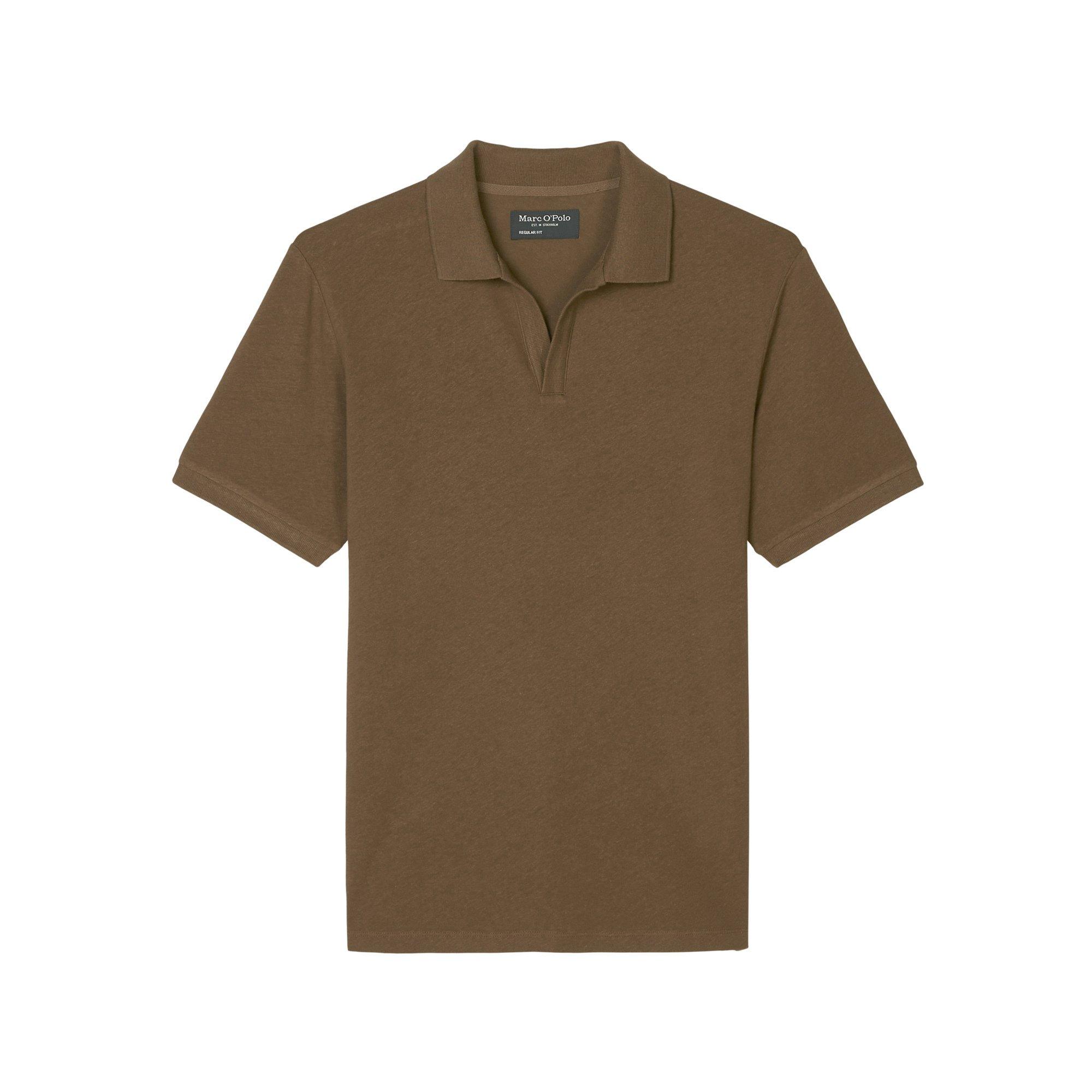 Image of Poloshirt, Kurzarm Herren Braun S