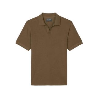 Marc O'Polo Polo shirt, rib button placket, short sleeve, slits at side, flaglabel Polo, maniche corte 