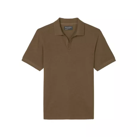 Marc O'Polo Polo shirt, rib button placket, short sleeve, slits at side, flaglabel Poloshirt, kurzarm 