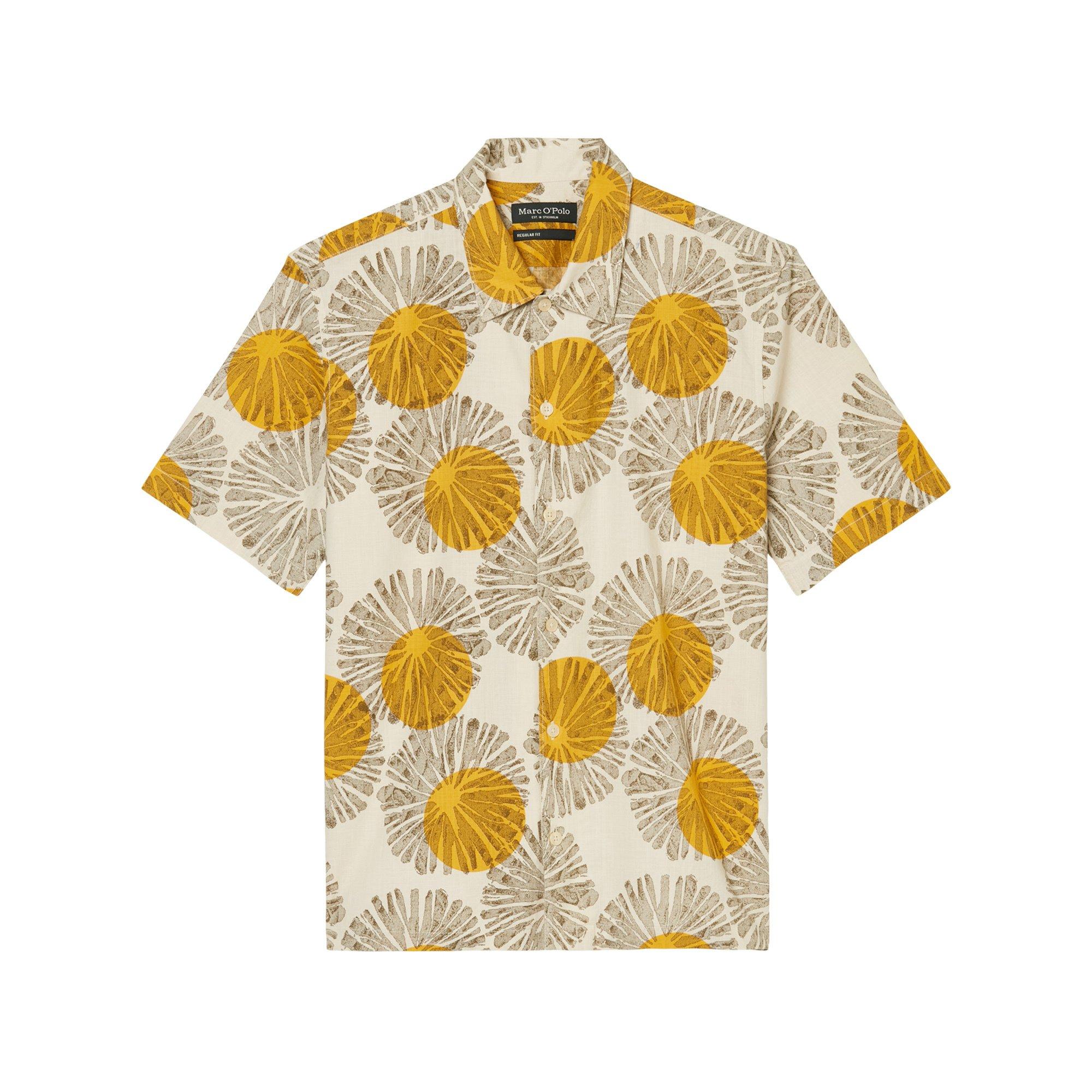 Image of Hemd, Kurzarm Herren Ecru S