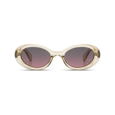 KOMONO Ana Occhiali da sole rotondi con custodia 