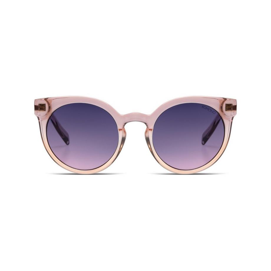 KOMONO Lulu Metal Occhiali da sole rotondi con custodia 