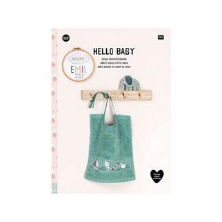 RICO-Design Stickbuch Hello Baby Libro di ricamo Hello Baby 