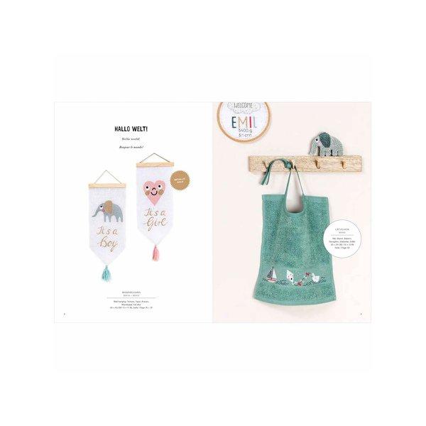 RICO-Design Stickbuch Hello Baby Libro di ricamo Hello Baby 