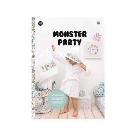 RICO-Design Stickbuch Monsterparty Libro di ricamo Monster Party 