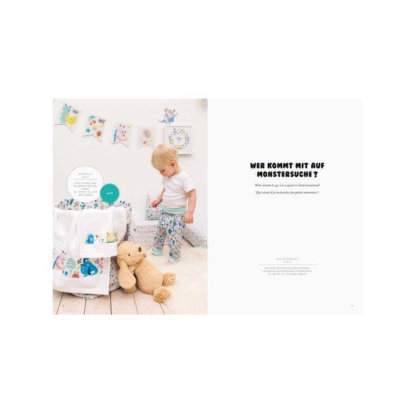 RICO-Design Stickbuch Monsterparty Libro di ricamo Monster Party 