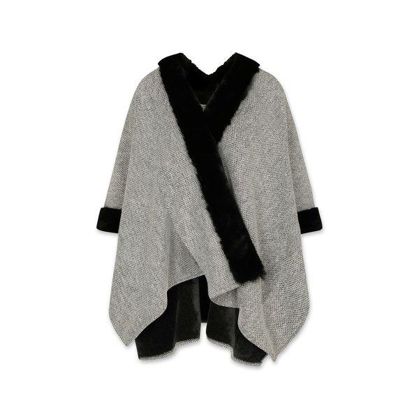 Image of Cape, Ohne Kapuze Damen Ecru ONE SIZE