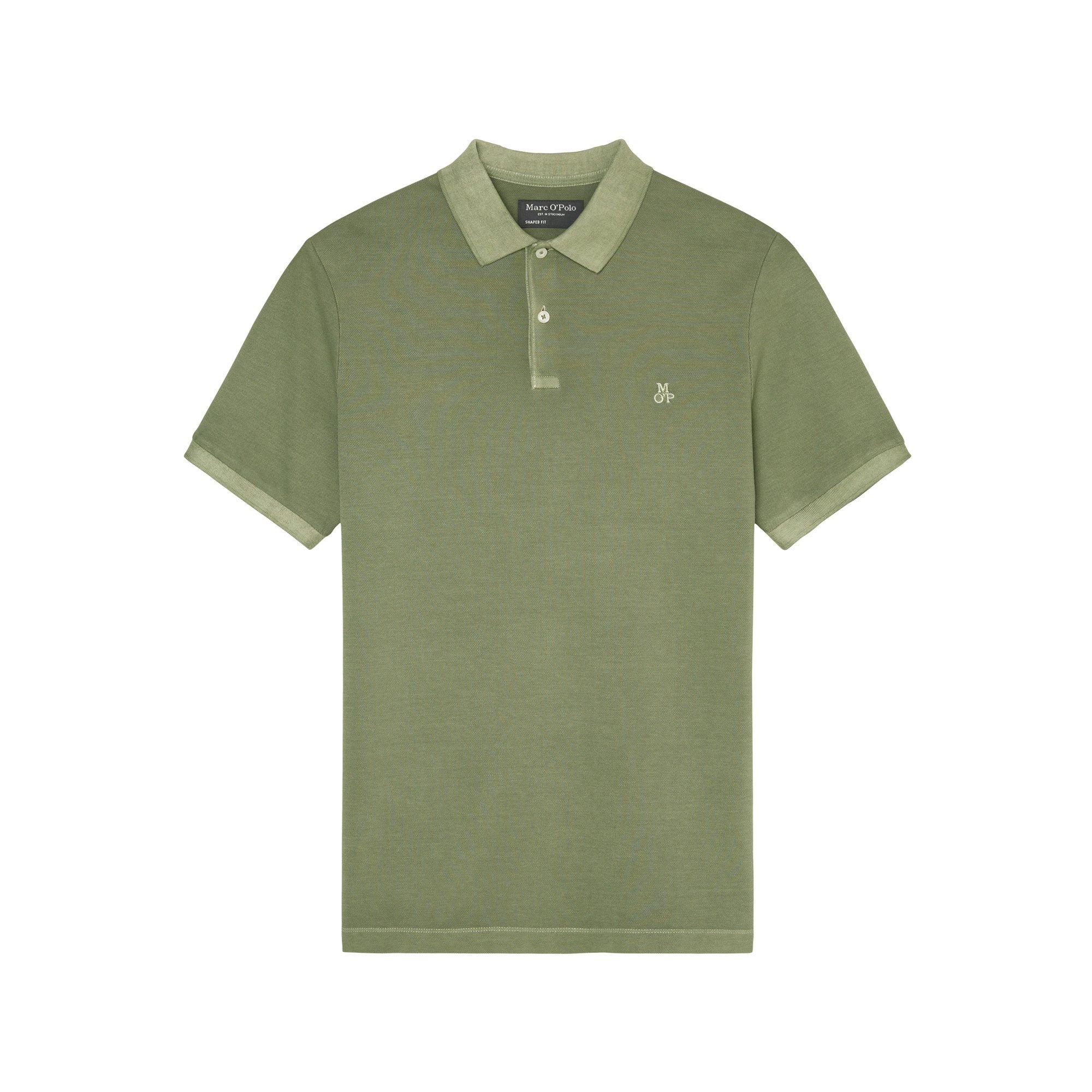 Image of Poloshirt, Kurzarm Herren Olivegrün M