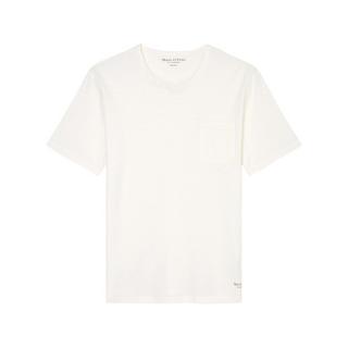 Marc O'Polo T-shirt, neckhole binding with two needle topstitching, chest pocket, logo print T-Shirt 
