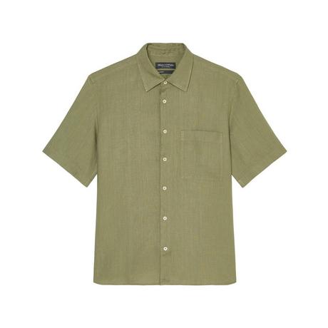 Marc O'Polo Kent collar, short sleeves, one rectangular chest pocket with pen tunnel Camicia a maniche lunghe 