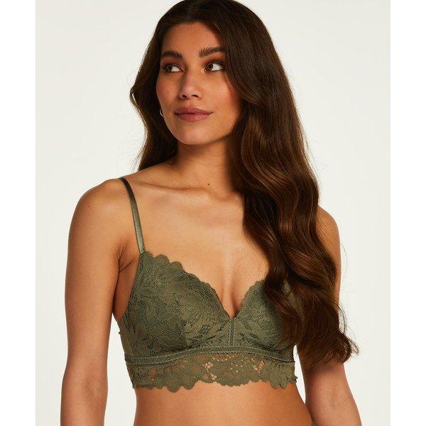 Image of Bügelloser Bh, Wattiert Damen Grün C/80