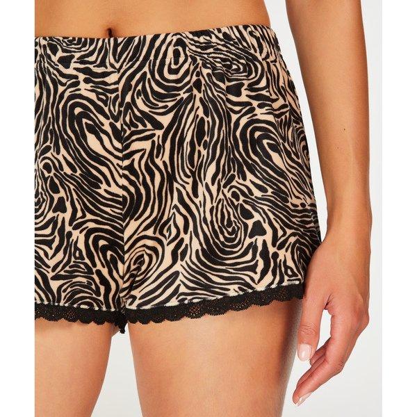 Hunkemöller Short en Velours avec Dentelle  