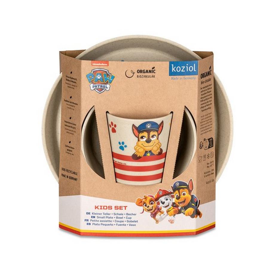 koziol Accessori da tavola per bambini, 3 pezzi Paw Patrol 