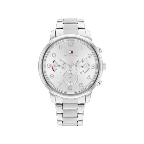 TOMMY HILFIGER ISABEL Chronograph Uhr Silber