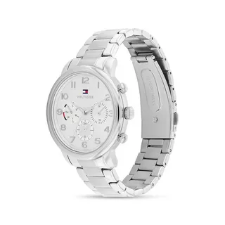 TOMMY HILFIGER ISABEL Chronograph Uhr Silber