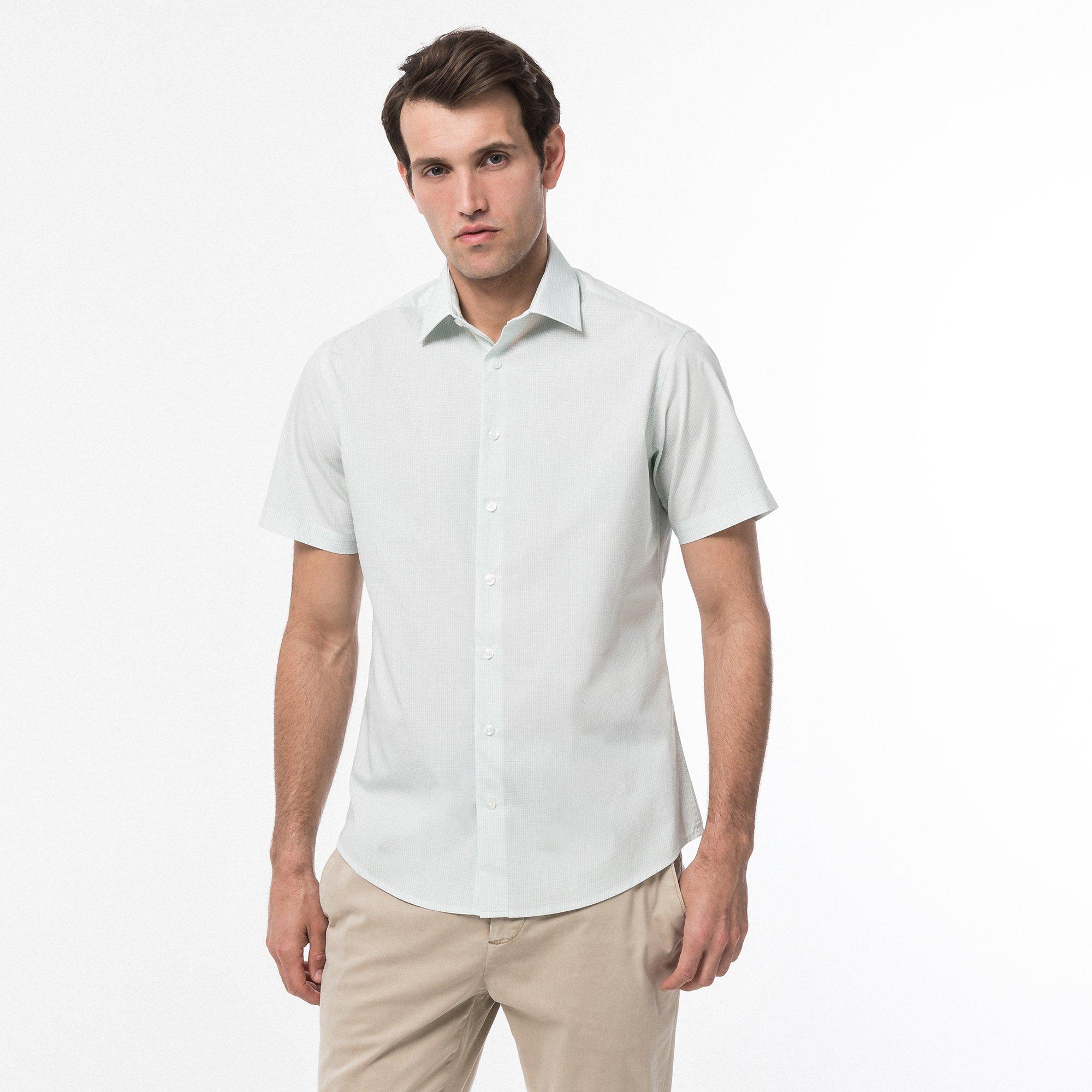 Manor Man Classic Fit Kurzarmhemd  