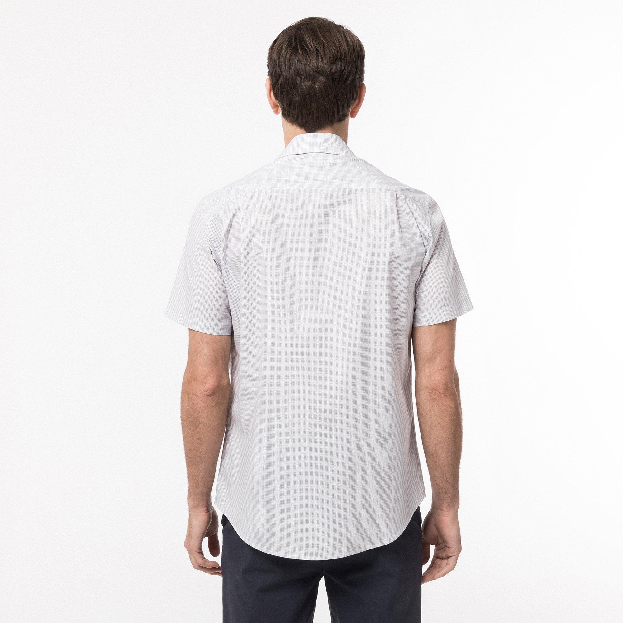 Manor Man Classic Fit Kurzarm Hemd gemustert  