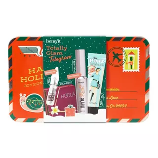 benefit  Totally Glam Telegram Holiday Kit - Coffret de Noël Regard, Sourcils & Teint 22  