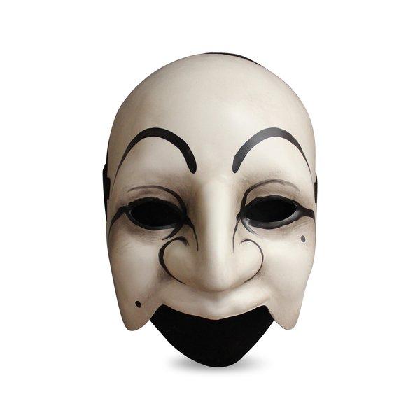 Bazillus Larvenwerkstatt  Gesichts Lärvli Halb – Ueli, Handgefertigtes Unikat  