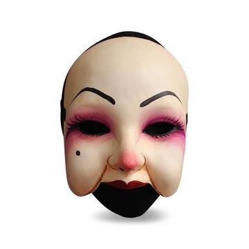 Gesichts Halblärvli - Alti Tante, Handgefertigtes Unikat  