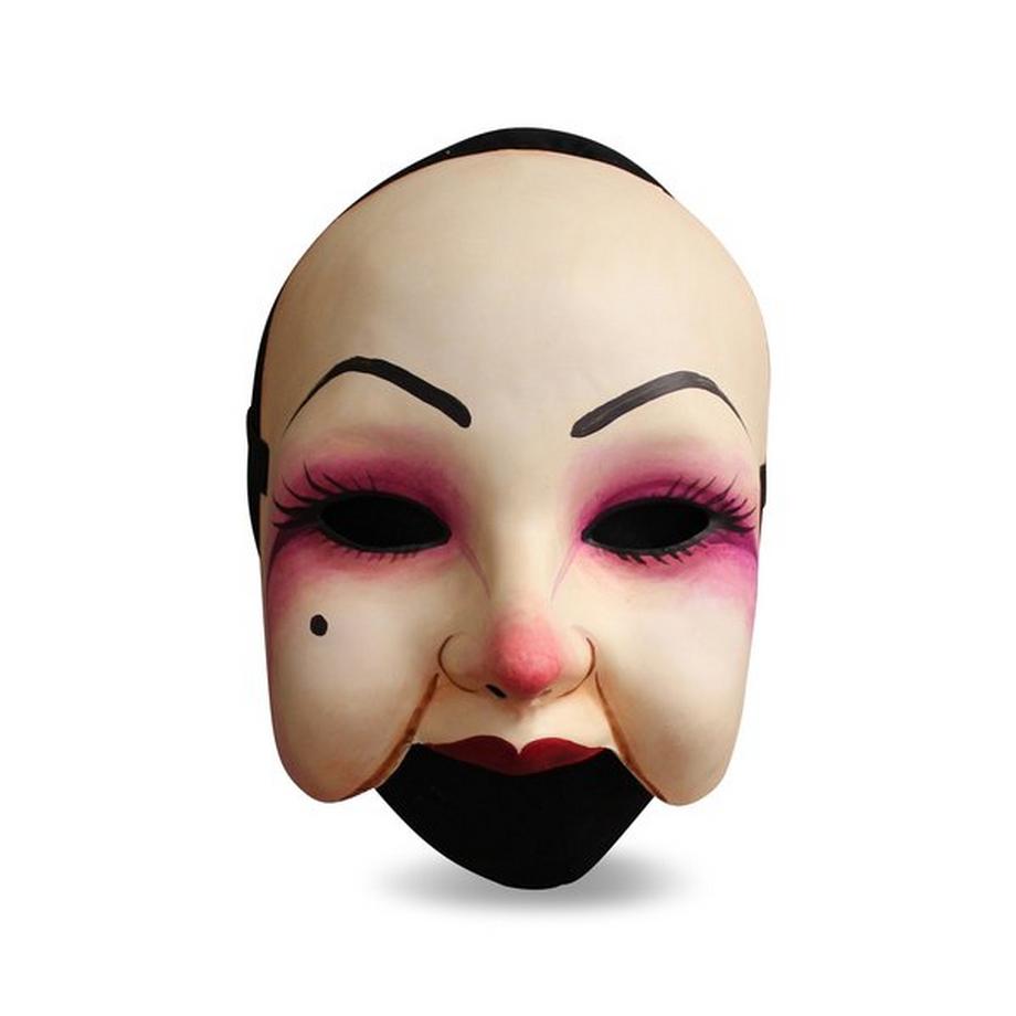 Bazillus Larvenwerkstatt  Visage Halblärvli - Vieille tante, Pièce unique faite à la main   