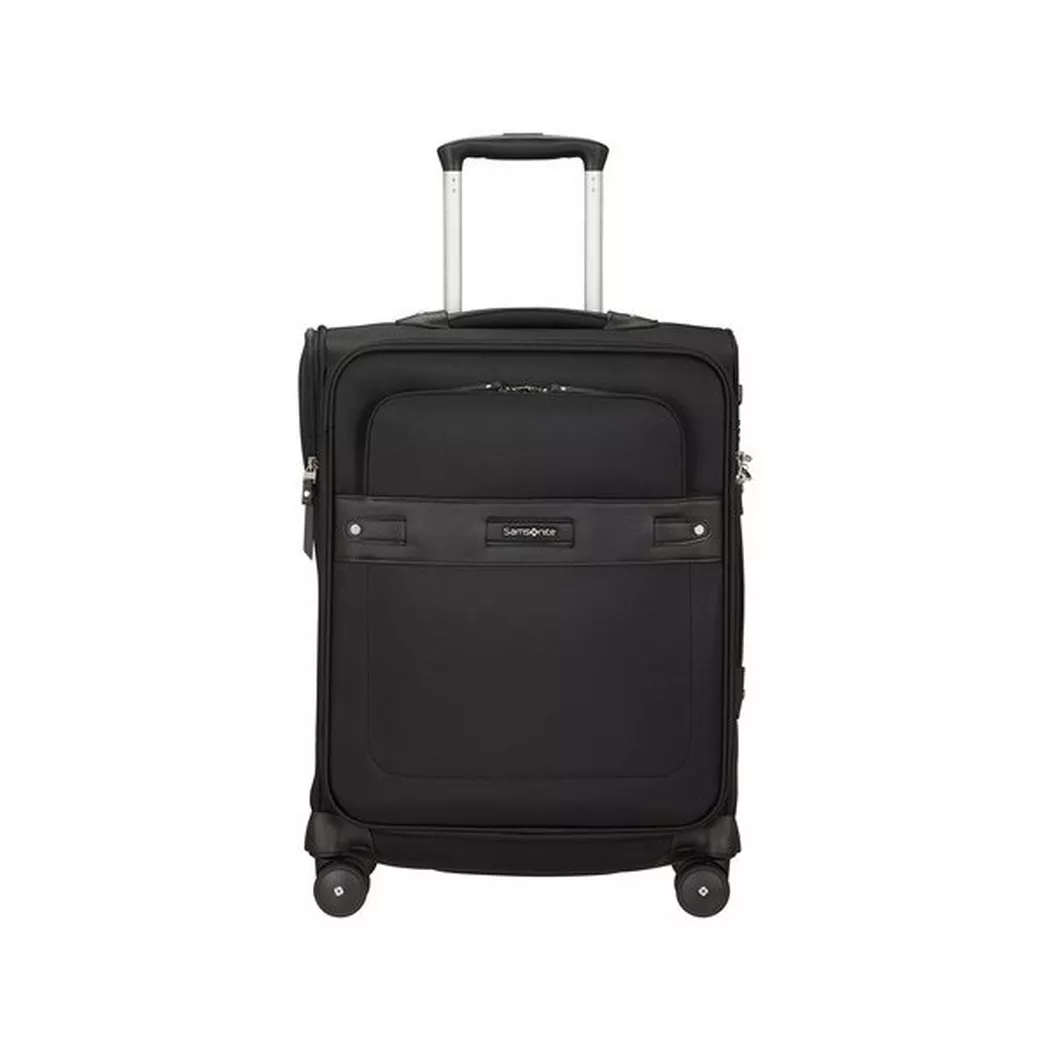 Samsonite - Weichschalenkoffer, Spinner, 55 cm, Weichschalenkoffer, Spinner, 55 CM, Black