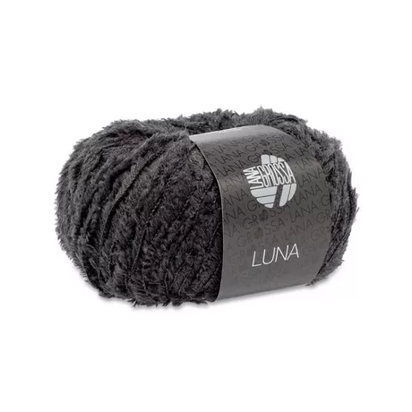 Lana Grossa Fil à tricoter Luna Gris Foncé