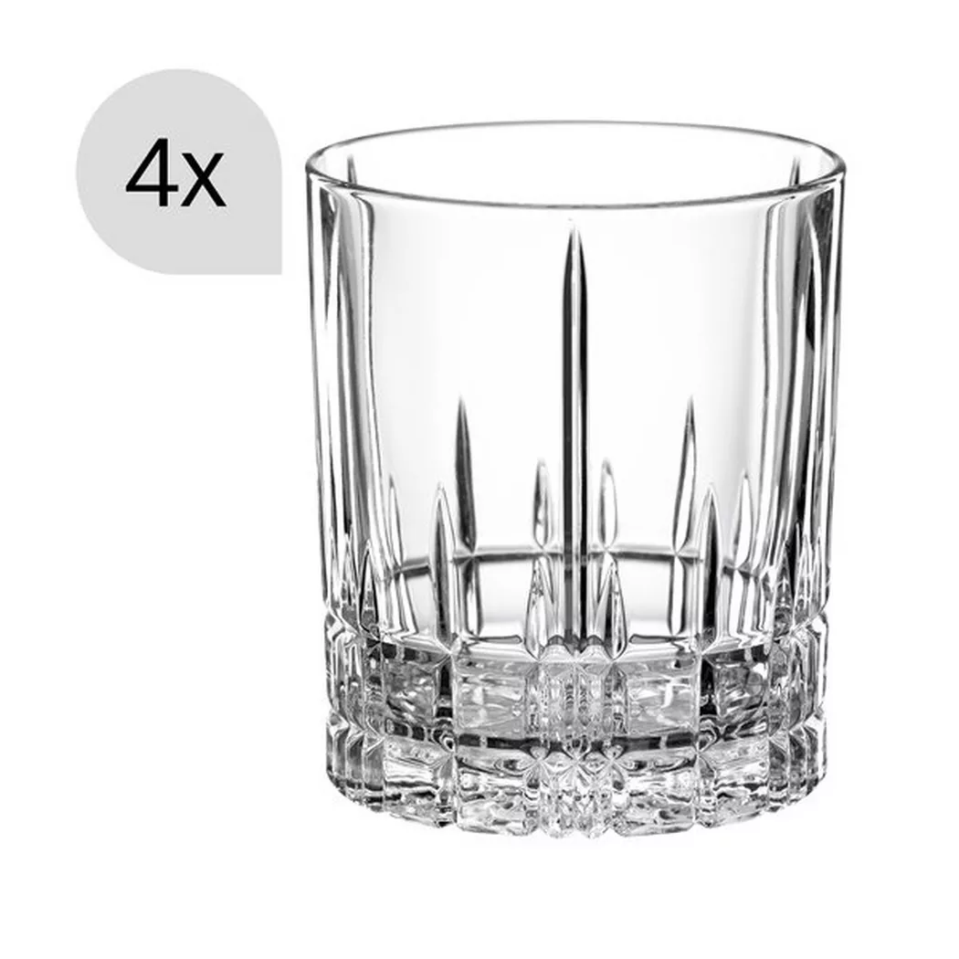 Spiegelau - Whiskyglas, 4 Stück, 365 ml, Transparent