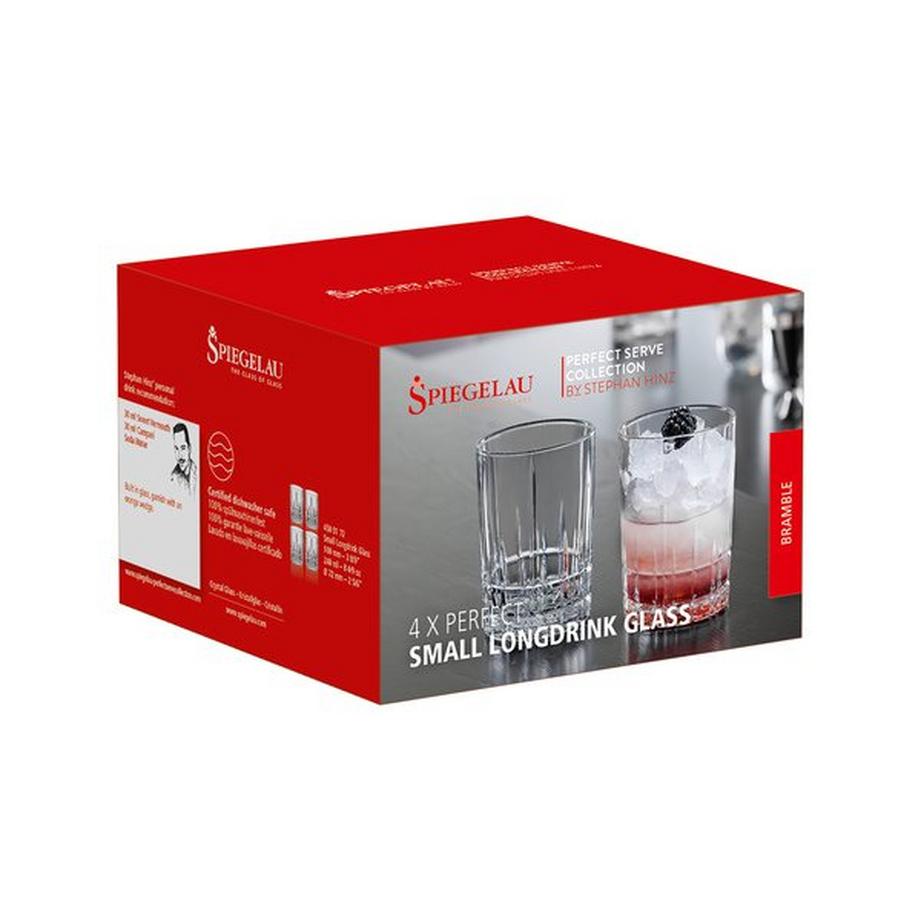 Spiegelau Longdrinkglas, 4 Stück Perfect Serve Collection 