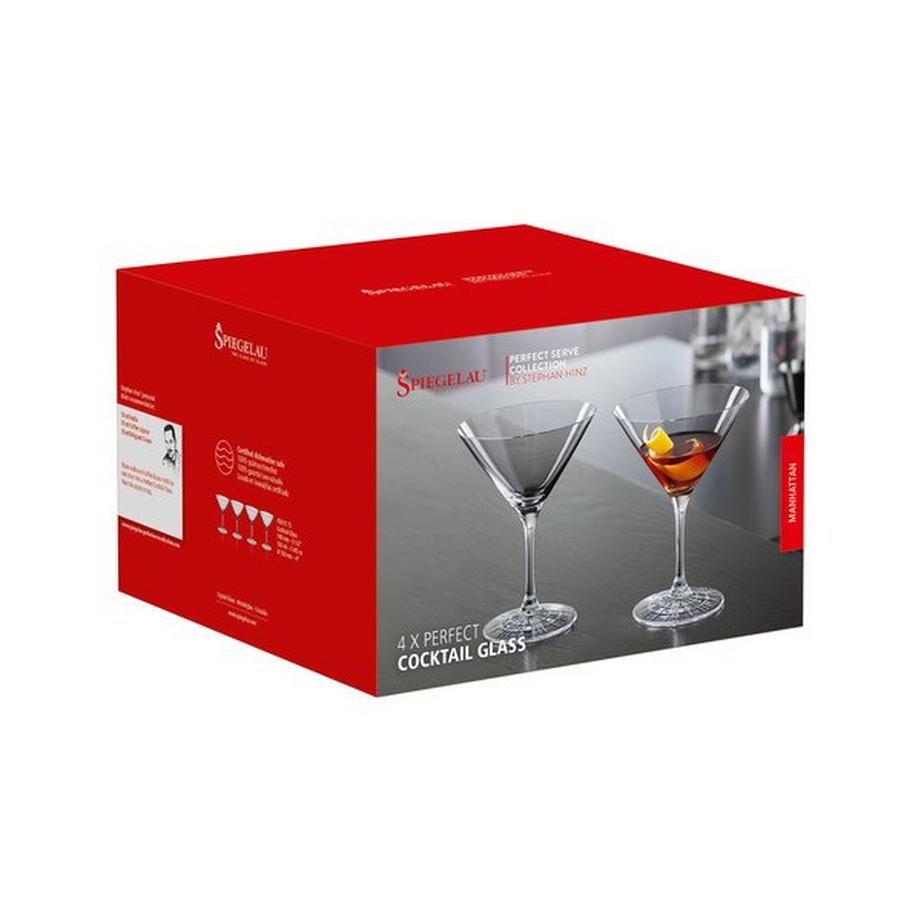 Spiegelau Bicchiere da cocktail, 4 pezzi Perfect Serve Collection 