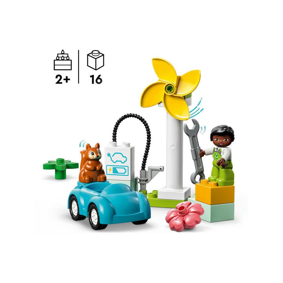 LEGO®  10985 Turbina eolica e auto elettrica 