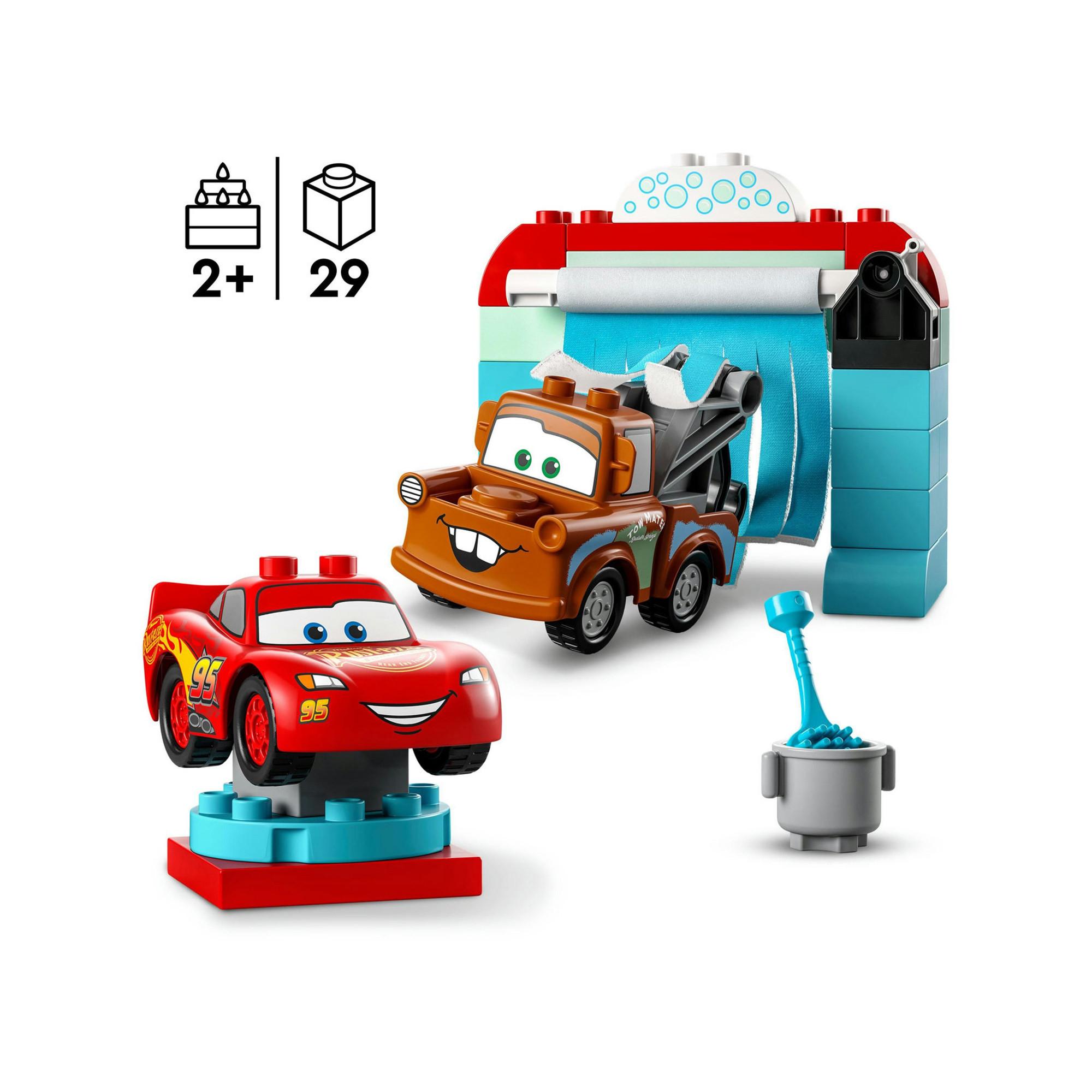 LEGO®  10996 Divertimento all’autolavaggio con Saetta McQueen e Cricchetto 