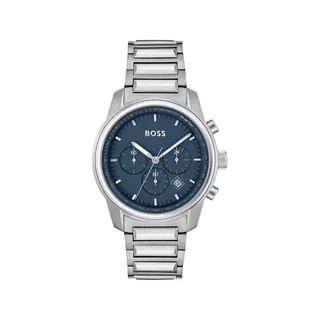 BOSS TRACE Chronograph Uhr Silber
