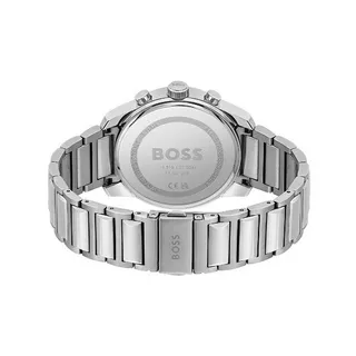 BOSS TRACE Chronograph Uhr Silber