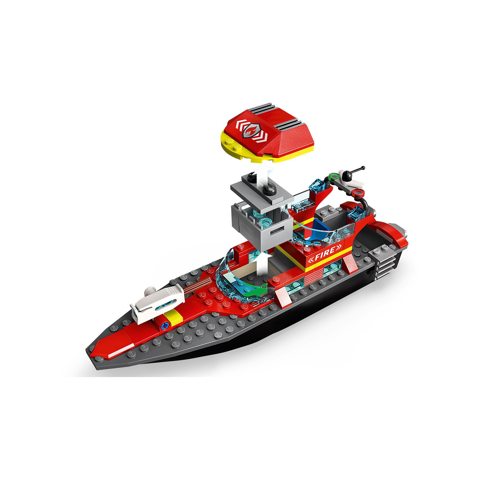 LEGO®  60373 Barca di soccorso antincendio 
