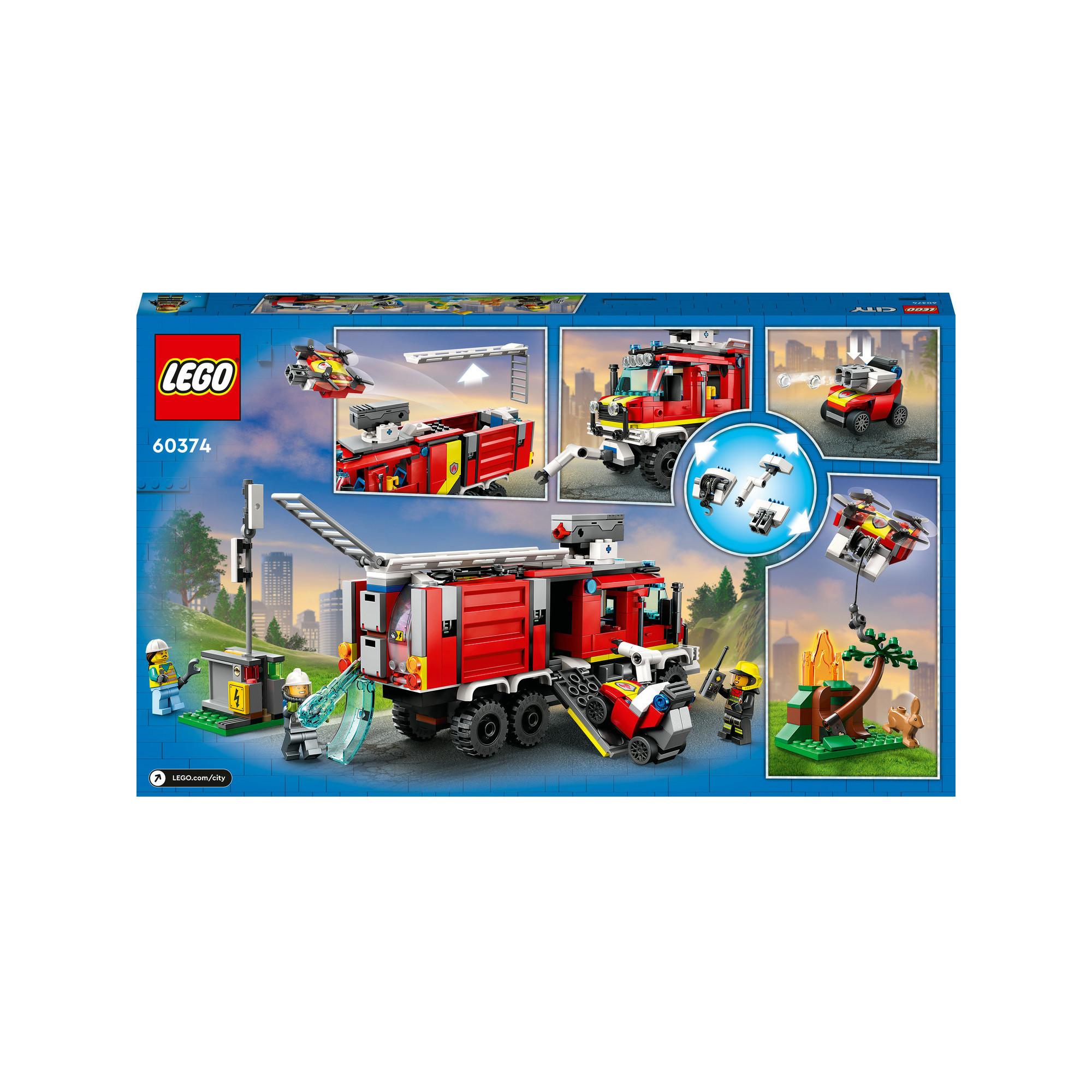 LEGO®  60374 Le camion d’intervention des pompiers 