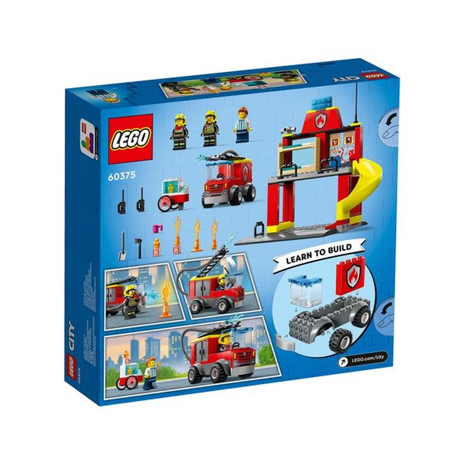 LEGO®  60375 La caserne et le camion des pompiers 