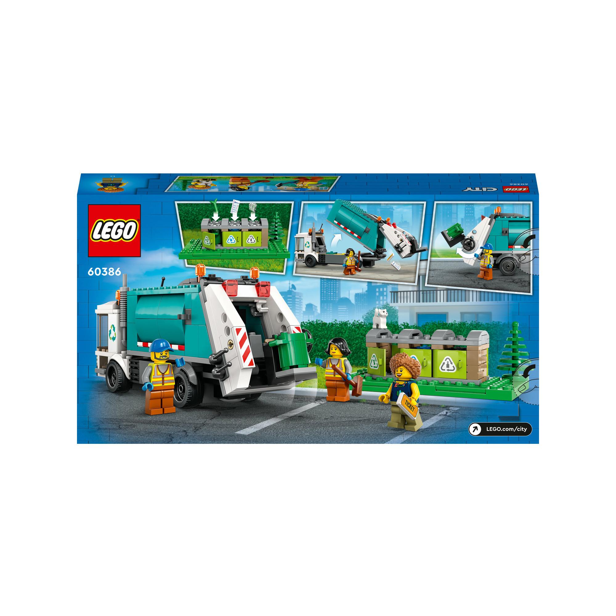 LEGO®  60386 Camion per il riciclaggio dei rifiuti 