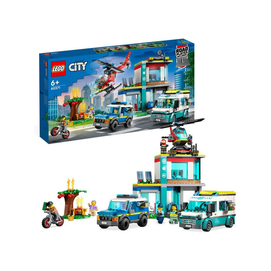 LEGO®  60371 Hauptquartier der Rettungsfahrzeuge 