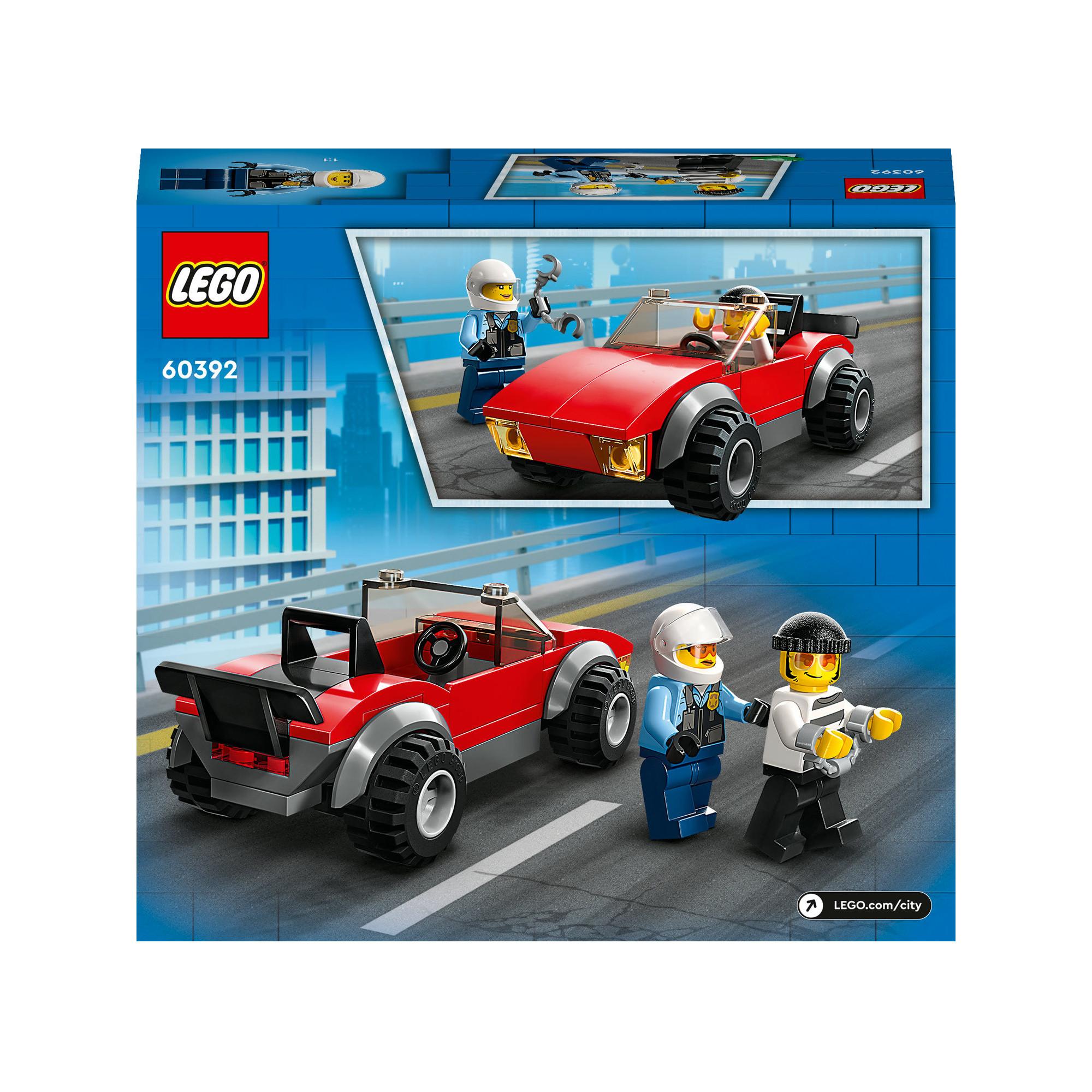 LEGO®  60392 La course-poursuite de la moto de police 