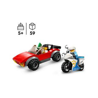LEGO®  60392 La course-poursuite de la moto de police 