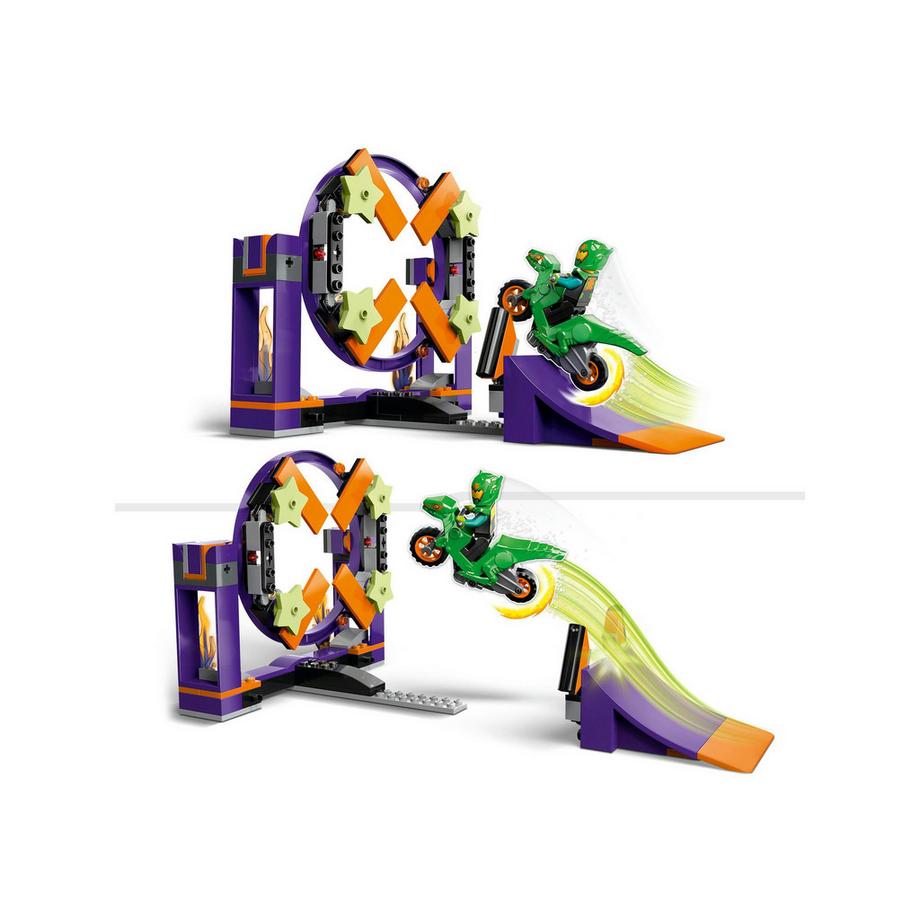 LEGO®  60359 Sfida acrobatica: schiacciata sulla rampa 