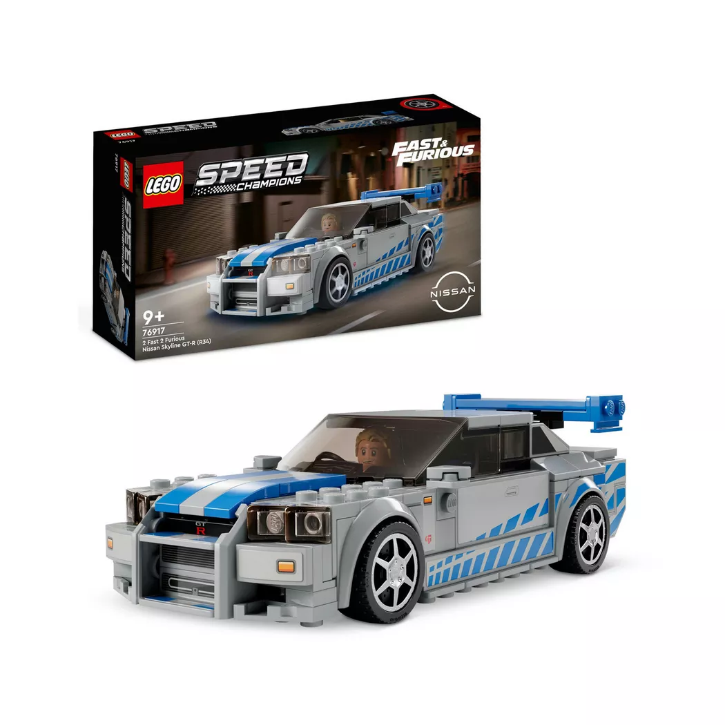 Lego 76917 Speed Champions 2 Fast 2 Furious Nissan Skyline GT R (R34)