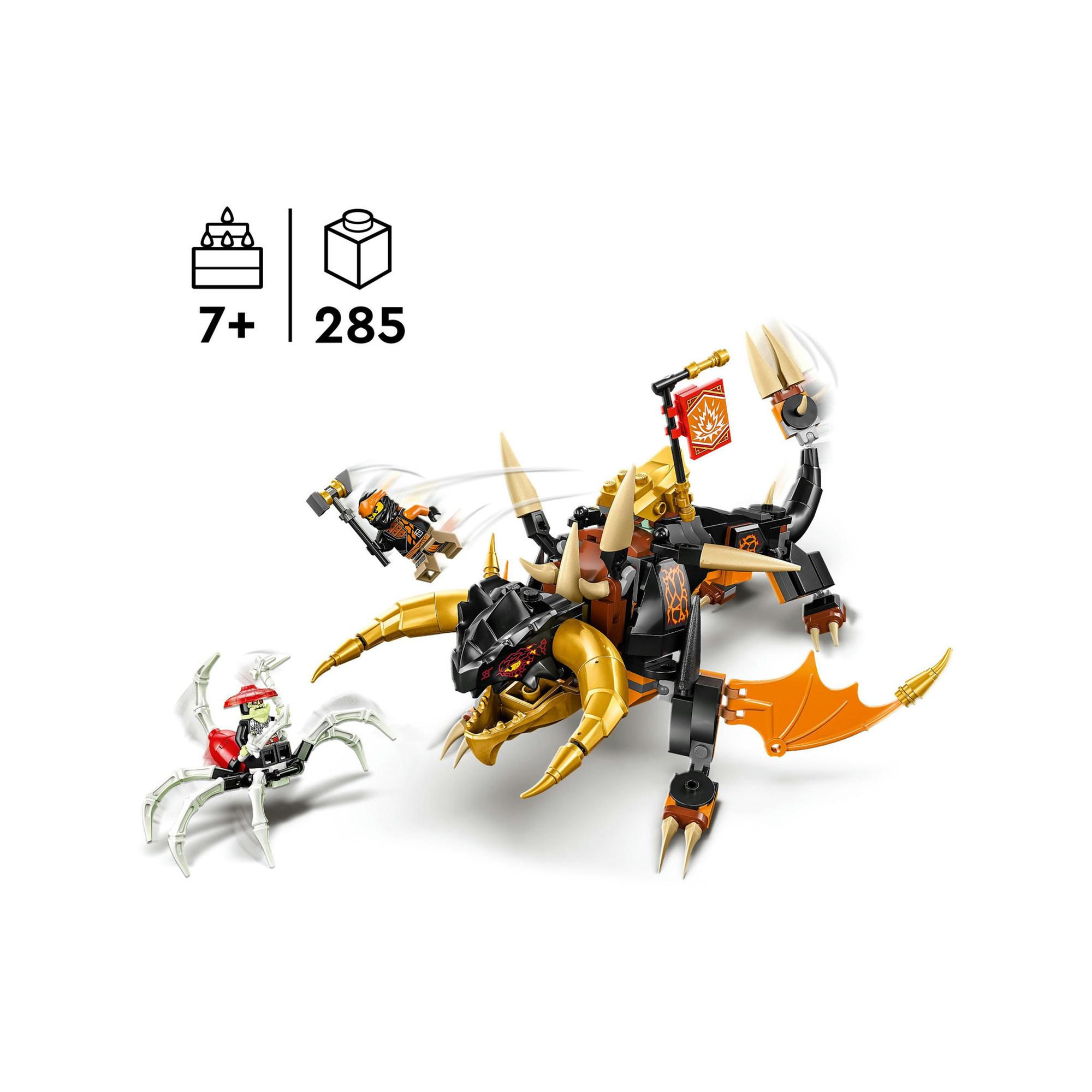 LEGO®  71782 Le dragon de terre de Cole – Évolution 