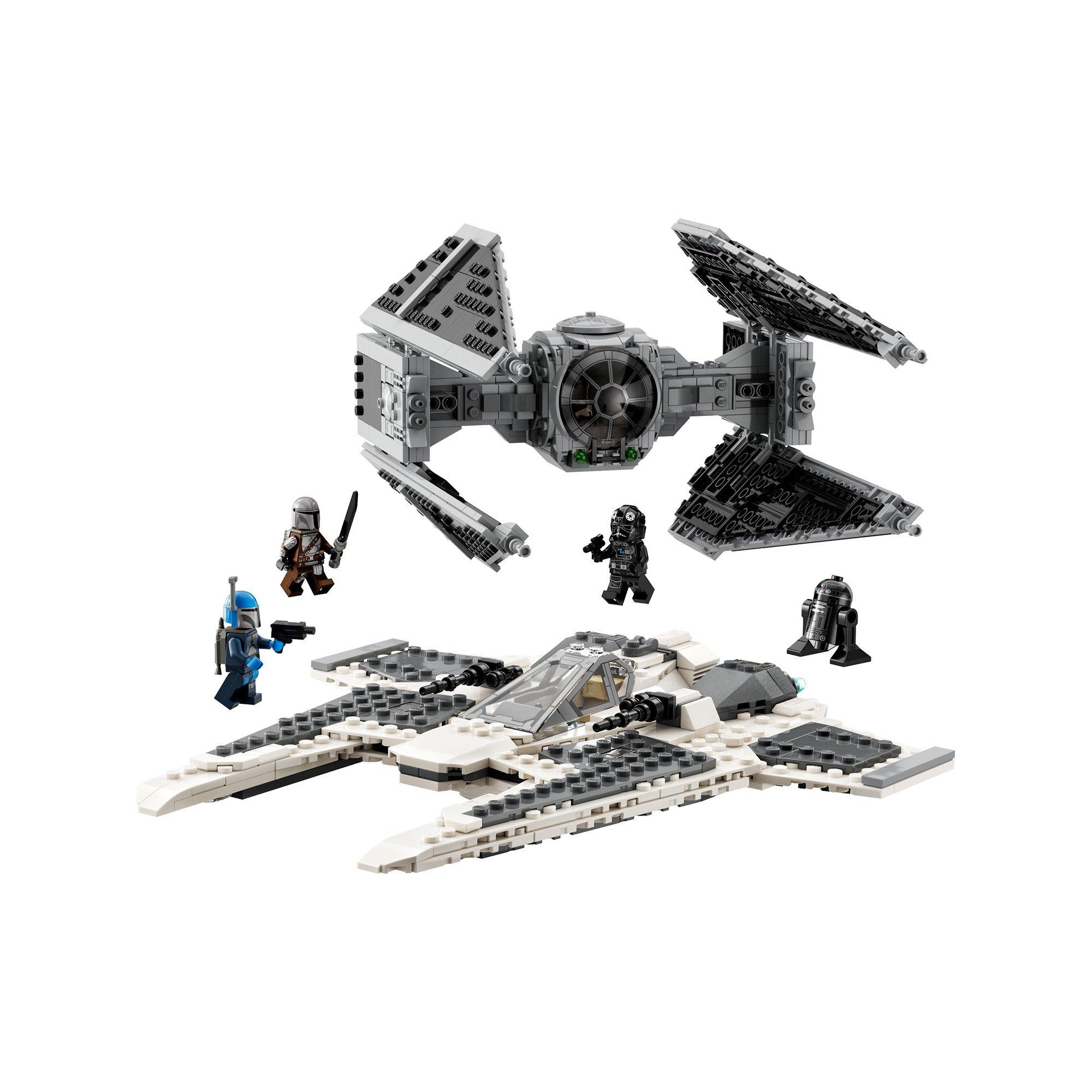 LEGO®   75348 Le chasseur Fang Mandalorien contre le TIE Interceptor™ 