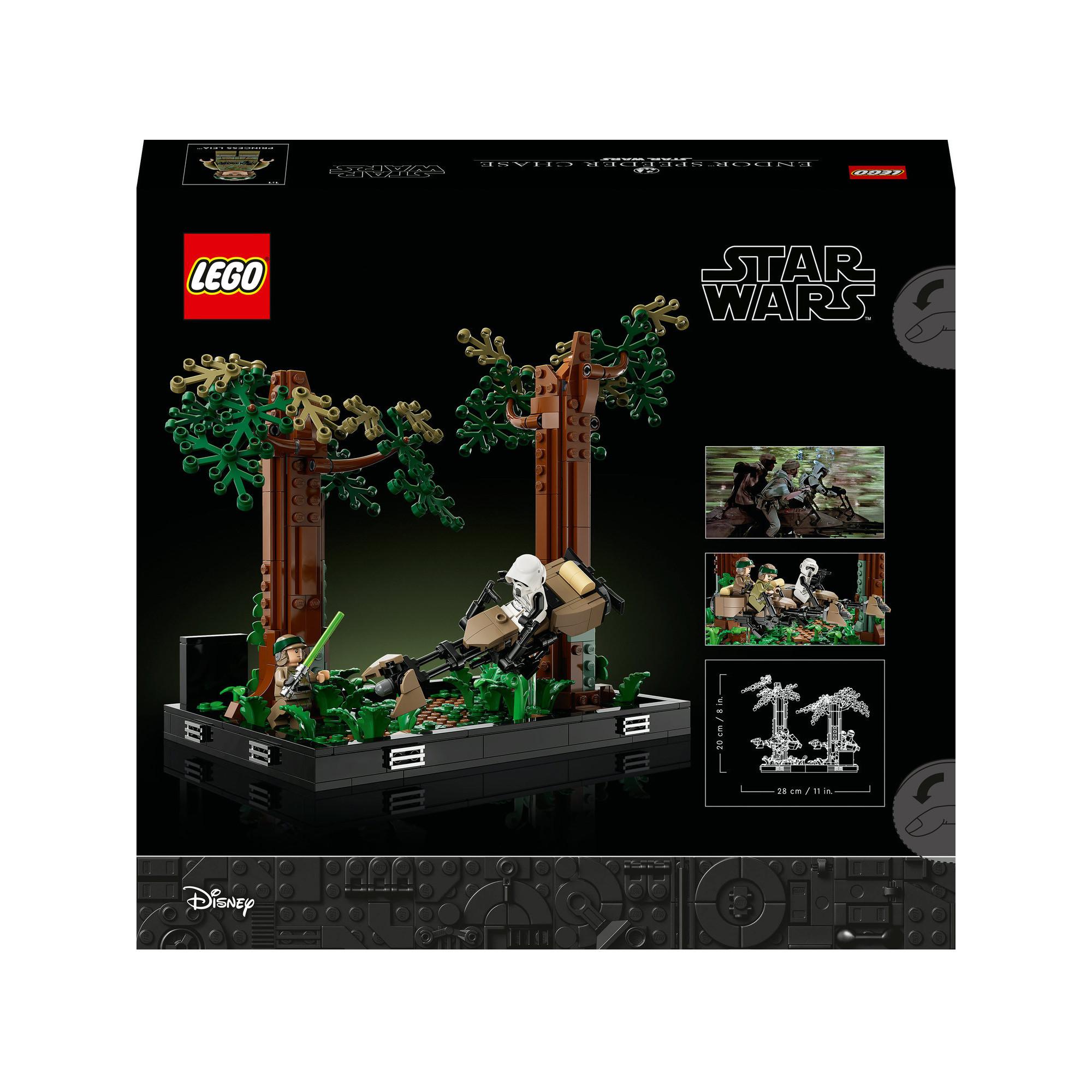 LEGO®  75353  Diorama Inseguimento con lo speeder su Endor™ 