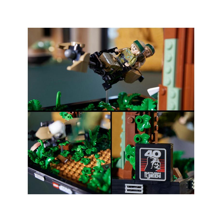 LEGO®  75353  Diorama Inseguimento con lo speeder su Endor™ 